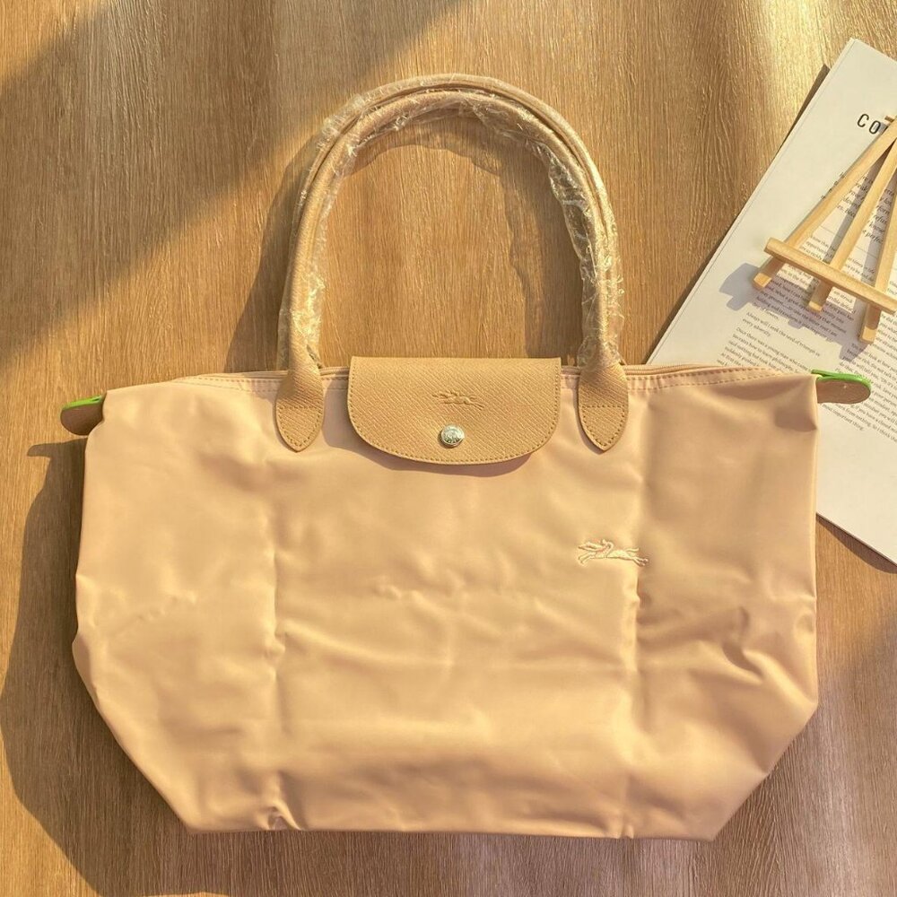 Large light pink tote bag